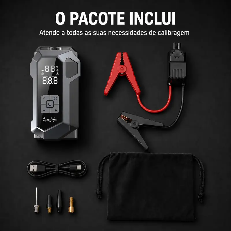 O pacote inclui — kit completo